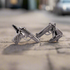 Pistol Gun Gunmetal Cufflinks (Online Exclusive)