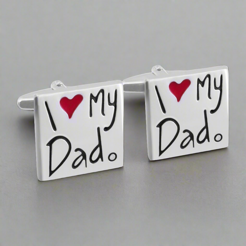 I Love Dad Cufflinks