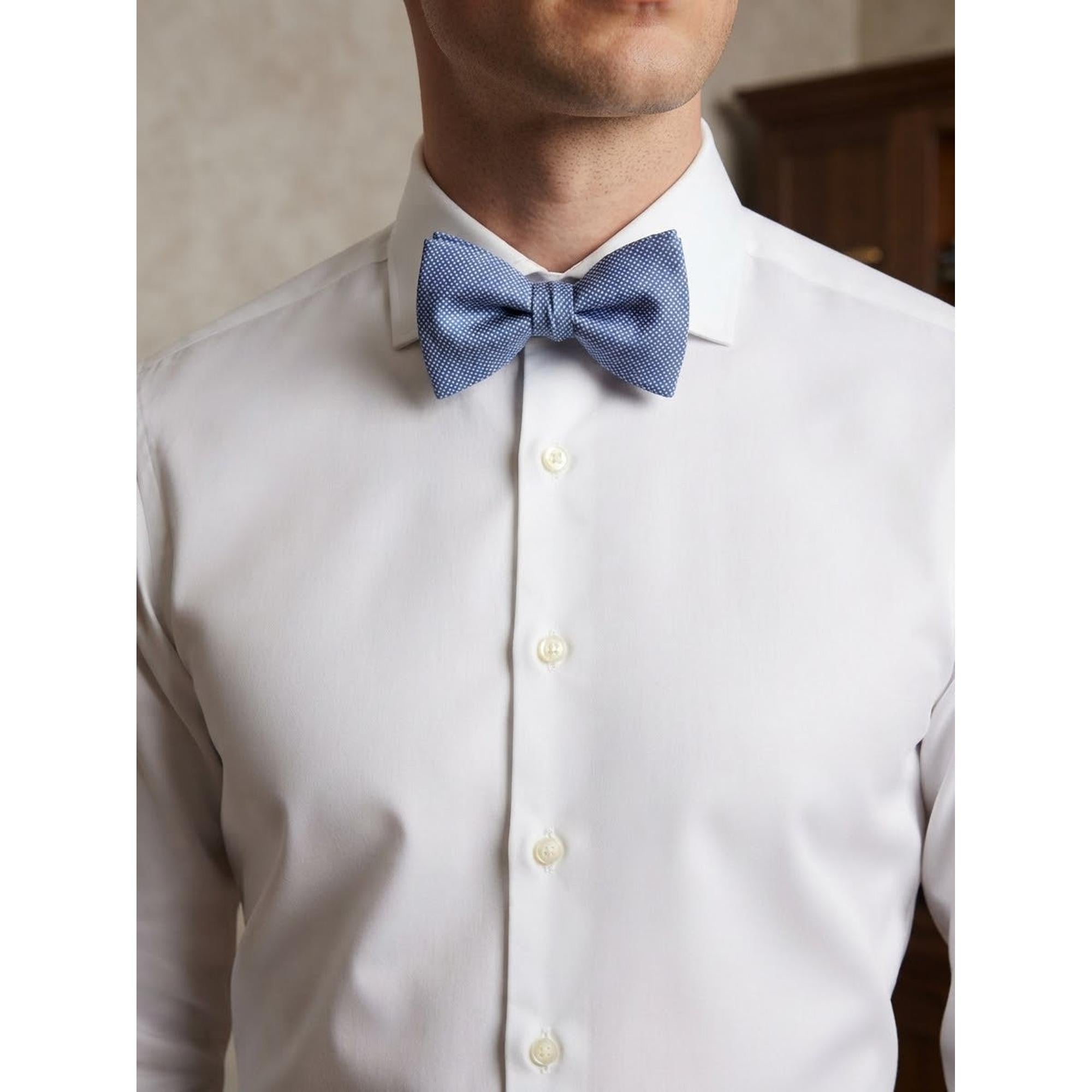 OroBow Blue with White Square stripe