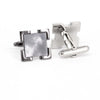 MarZthomson Blue MOP  square cufflink