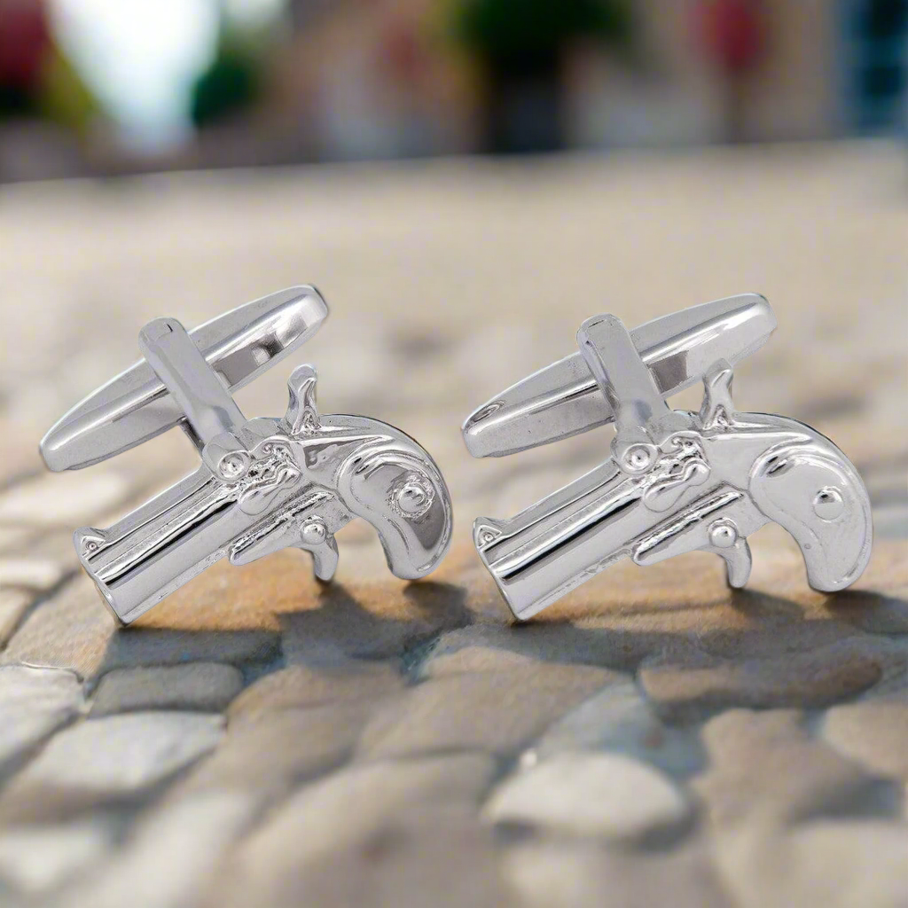 Pistol Gun Cufflinks (Online Exclusive)