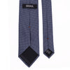 3D WEAVE OF LIGHT & DARK BLUE  DOT SILK ZEGNA TIE