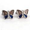 MarZthomson Butterfly Cufflinks in PINK BLUE