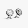 Vintage Heritage Skeleton Watch Cufflinks Palladium Plated Silver