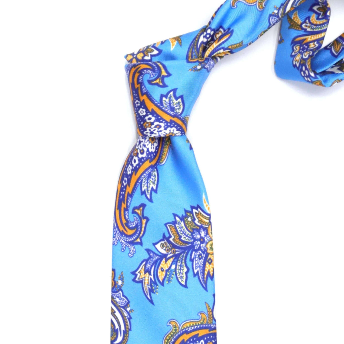 Azthom Paisley Printed Silk Tie-Cufflinks.com.sg | Neckties.com.sg