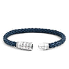 Combination Lock 777 Silver Bracelet In Blue-Bracelets-Tateossian-Cufflinks.com.sg