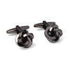 Gunmetal Knot Cufflink-Classic Cufflinks-MarZthomson-Cufflinks.com.sg