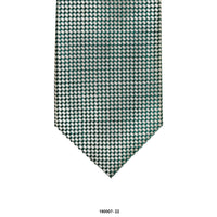 MarZthomson 8cm Dark Green with Light Silver Weaved Design Detail Tie-Cufflinks.com.sg | Neckties.com.sg