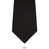 MarZthomson 8cm Navy Woven Tie with Red Line Details M-Cufflinks.com.sg | Neckties.com.sg