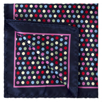 MarZthomson Colourful Bubble Dots Pocket Square-Pocket Squares-MarZthomson-Cufflinks.com.sg