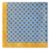 MarZthomson Floral Motif Pocket Square-Pocket Squares-MarZthomson-Blue-Cufflinks.com.sg