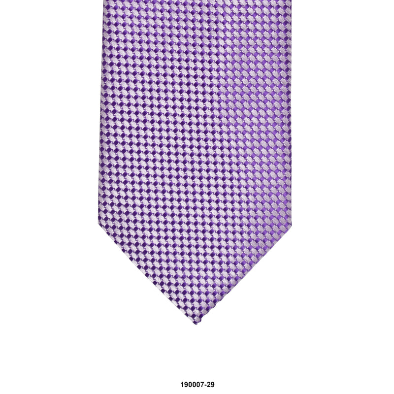 8cm Violet with Light Silver Weaved Design Detail Tie-Cufflinks.com.sg | Neckties.com.sg