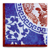 Phoenix Pocket Square-Pocket Squares-MarZthomson-Blue with Maroon Trim-Cufflinks.com.sg
