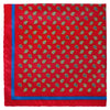 Small Paisley Design Pocket Square-Pocket Squares-MarZthomson-Red-Cufflinks.com.sg